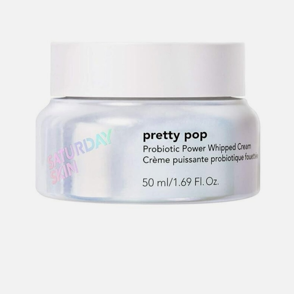Saturday Skin Pretty Pop Probiotic Power Whipped Cream - White